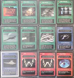 STAR WARS COLLECTIBLE CARD GAME DARK SIDE LOT DEATH STAR EXECUTOR JABBA - Image 5