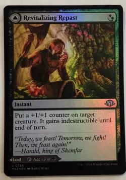 Revitalizing Repast MH3 #256 Instant / Land Uncommon Foil NM+ - Image 1