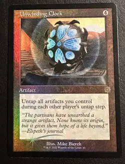 Unwinding Clock - The Brothers’ War Retro Artifact #61 RARE FOIL - Image 1