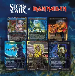 PRESALE MTG Secret Lair | Iron Maiden Album Art FOIL Edition New Sealed Presale - Image 1