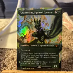 Chatterfang, Squirrel General (Borderless) Modern Horizons 2 Foil - Image 1