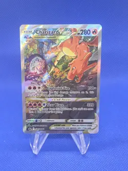 Pokemon Sword & Shield Charizard VSTAR SWSH262 Alternate Art Full Art Promo LP - Image 1