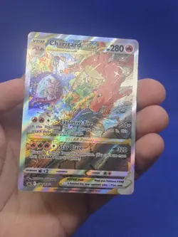 Pokemon Sword & Shield Charizard VSTAR SWSH262 Alternate Art Full Art Promo LP - Image 2