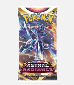 Pokemon SWSH Astral Radiance Booster Pack - 10 Cards / Pack -Random Art - SEALED - Image 1