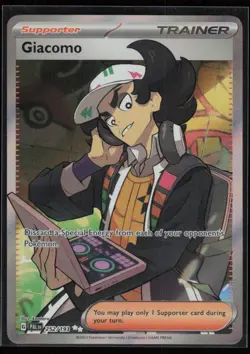 Giacomo #252/193 SV02: Paldea Evolved Ultra Rare Pokemon TCG NM - Image 1