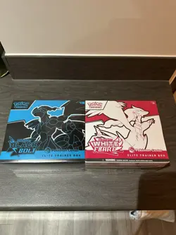 Pokemon Black Bolt and White Flare Pokemon Center ETB Sealed Elite Trainer Box - Image 2