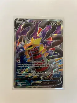 Pokemon TCG Giratina v 185/196 Lost Origin 2022 Full Art Holo Rare Card - Image 1