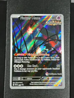 Pokemon TCG Flutter Mane SVP097 Black Star Promo Pokemon Centre Stamped - Image 1