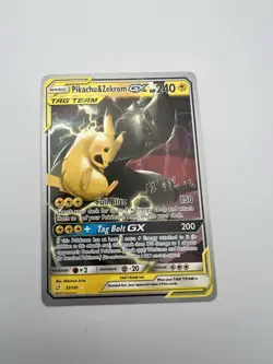 Pikachu & Zekrom GX #33/181 Pokemon World Championships Decks 2019 Nm Tag Team - Image 1