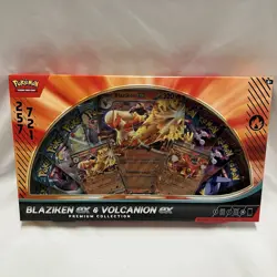 Pokemon TCG: Blaziken ex & Volcanion ex Premium Collection 2025 Amazon Exclusive - Image 1