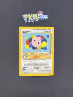 Pokemon TCG Igglybuff Neo Discovery 40/75 Regular LP. - Image 1