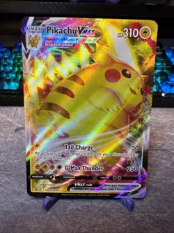 Pokemon TCG Pikachu VMAX SWSH286 Black Star Promo NM - Image 1
