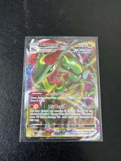 Pokemon TCG Rayquaza VMAX Evolving Skies 111/203 Holo Ultra Rare - Image 1