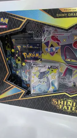 Pokemon Shining Fates Shiny Dragapult VMAX Premium Collection Box Sealed - Image 3