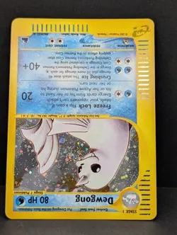 Dewgong H6/H32 Skyridge Holo Ultra Rare Pokemon TCG Nintendo e-reader SWIRL LP+ - Image 4