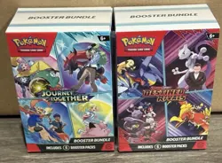 Pokemon Lot Of 2 Destined Rivals & Journey Together Booster Bundle Sealed - Image 1