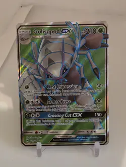 Pokemon TCG Golisopod GX 129/147 Burning Shadows Ultra Rare Full Art Holo LP/NM - Image 1
