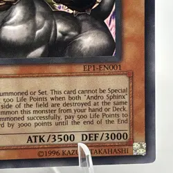 Yu-Gi-Oh! TCG Theinen the Great Sphinx Ultra Rare EP1-EN001 NM Promo Unlimited - Image 5