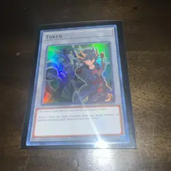 Yu-Gi-Oh! TCG Token Card Yusei & Junk Warrior #TKN5-EN034 Rare - Image 1