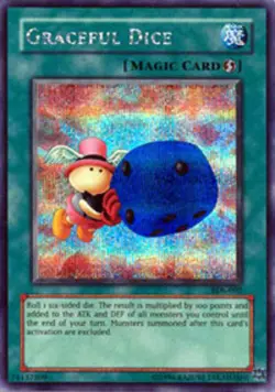 Graceful Dice - EDS-002 - Secret Rare - Limited Edition x1 Moderately Played - Image 1