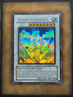 Yugioh Stardust Dragon TDGS-EN040 Ghost Rare NM (#4) - Image 1