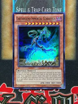 Yugioh Earthbound Immortal Ccarayhua LC5D-EN151 Super Rare 1st Ed LP - Image 1