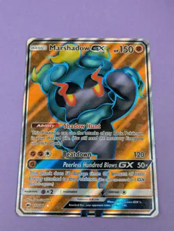 Marshadow GX - 137/147 - Ultra Rare Holo Burning Shadows Pokemon Card - NM - Image 1