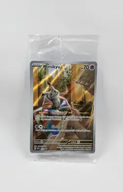 Mimikyu 075 Scarlet & Violet Promo Cards Holo Pokemon Sealed In Pack - Image 2