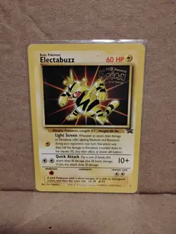 Pokemon TCG Electabuzz #2 Warner Bros Movie Black Star Promo Cards NM - Image 1