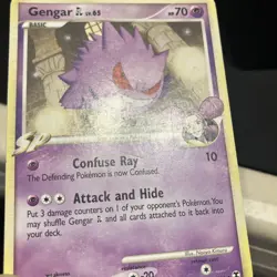 Gengar GL 40/111 SP Pokemon TCG Card Platinum Rising Rivals HP - Image 2