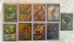 Pokemon Card EX Lot - 9 Cards NM Near Mint Condition Full Arts, AR , SIR - Image 1