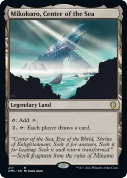Mikokoro, Center of the Sea Dominaria United Commander HEAVILY PLD CARD ABUGames - Image 1