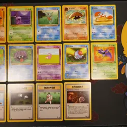LP (Unlimited) COMPLETE Pokemon FOSSIL Set 16-Card COMMON Non-Holo WOTC 62 - Image 3
