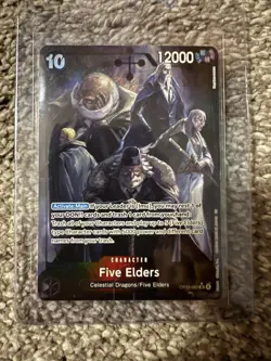 Five Elders Alternate Art SR OP13-082 Carrying On His Will Foil English TCG Card - Image 1