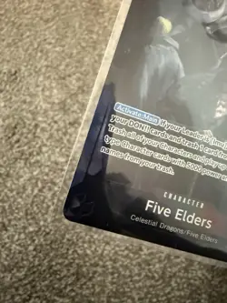 Five Elders Alternate Art SR OP13-082 Carrying On His Will Foil English TCG Card - Image 3