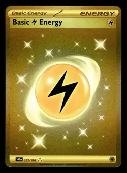 Basic Electric Energy 257/198 Hyper Rare Scarlet & Violet Pokemon Card - Image 1