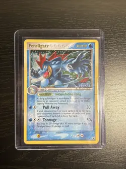 Feraligatr EX Unseen Forces Holo Rare Card 04/115 Stamped Holo - Image 1
