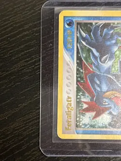 Feraligatr EX Unseen Forces Holo Rare Card 04/115 Stamped Holo - Image 4