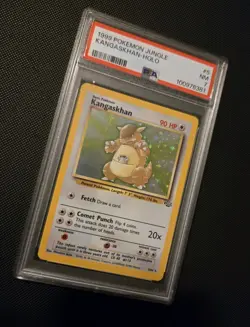 1999 Pokemon TCG Jungle - Kangaskhan Vintage Holo WoTC Rare Card - NM PSA 7 - Image 2