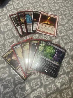 Magic The Gathering Lot Of 11 Cards Includes Rares And Mythics - Image 1