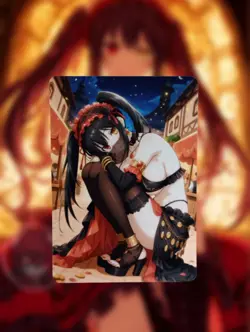 Kurumi Tokisaki Date A Live Anime Waifu Sexy Goddess Doujin Hentai Lewd Card - Image 1