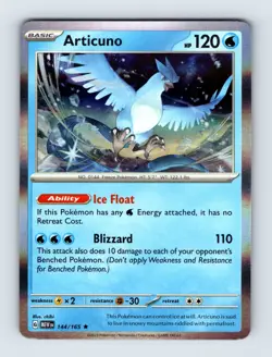 Articuno SV: Scarlet & Violet 151 Holo Rare 144/165 NM/LP Pokemon Cards - Image 1