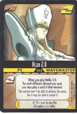 TCG .dot Hack/Enemy Helba 2.0 Promo Card Oversized 12,5x17,5cm - Image 1