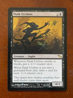 MTG Magic The Gathering Shadowmoor Dusk Urchins NM - Image 1