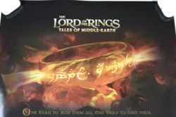 (Foil) Lord of the Rings: The One Ring Promo Poster (MTG) 18x24 (w/ Pin Holes) - Image 2