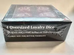 Magic the Gathering 4 Oversized Loyalty Dice Red Tabletop Game Collectors Large - Image 4