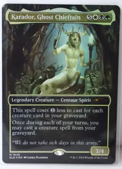Karador, Ghost Chieftain [Near Mint] *Foil* {Secret Lair: Diabolical Dioramas} - Image 2