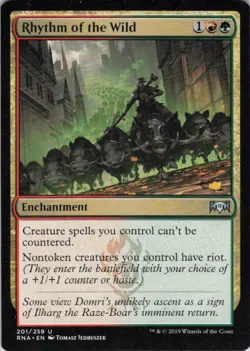 MTG Rhythm of the Wild (201) | LP | Ravnica Allegiance {RNA} - Image 1