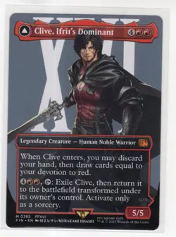 MTG Final Fantasy Mythic #0385 Clive Ifrit's Dominant - Image 1