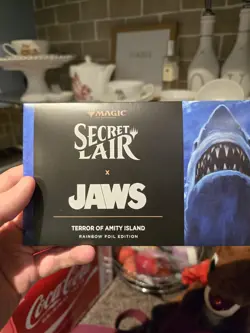 MTG Secret Lair x Jaws Terror of Amity Island Rainbow Foil Edition - Image 1
